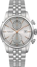 HAMILTON American Classic H32416181 Silver Auto Chrono Men's Watch New in Box