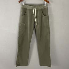 Figs Kade Cargo Scrub Pants Women's Size S Small Green Medical T21004