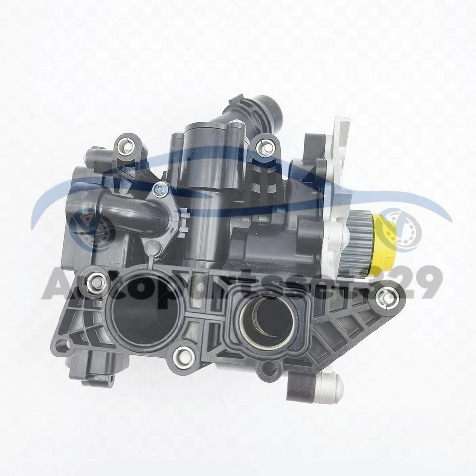 Water Pump Thermostat Housing Fits For Audi A3 A4 A6 VW 1.8T 2.0T EA888 Gen3 Foto 3 de 4
