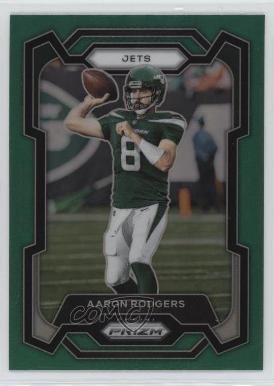 2023 Panini Prizm Green Prizm Aaron Rodgers #227 1e6r