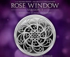 2026 - ROSE WINDOW V3 - 1 oz .999 Fine Silver Shield PROOF MINIMINTAGE IN STOCK!