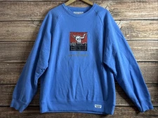 Wacko Maria Sweater Mens Large Blue Jean Michel Basquiat Guilty Parties Japan