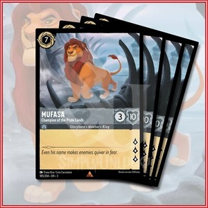 【値下げ】エンチャンテッド　ムファサ Auction Prices Realized Tcg Cards 2024 DISNEY LORCANA EN 5