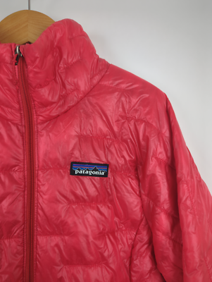 PATAGONIA Women's US Sz XS Micro Puff Jacket Berry Pink Red 84070