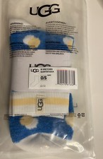 New UGG Gretchen Blue Aster Dot Quarter Sock Free Shipping 