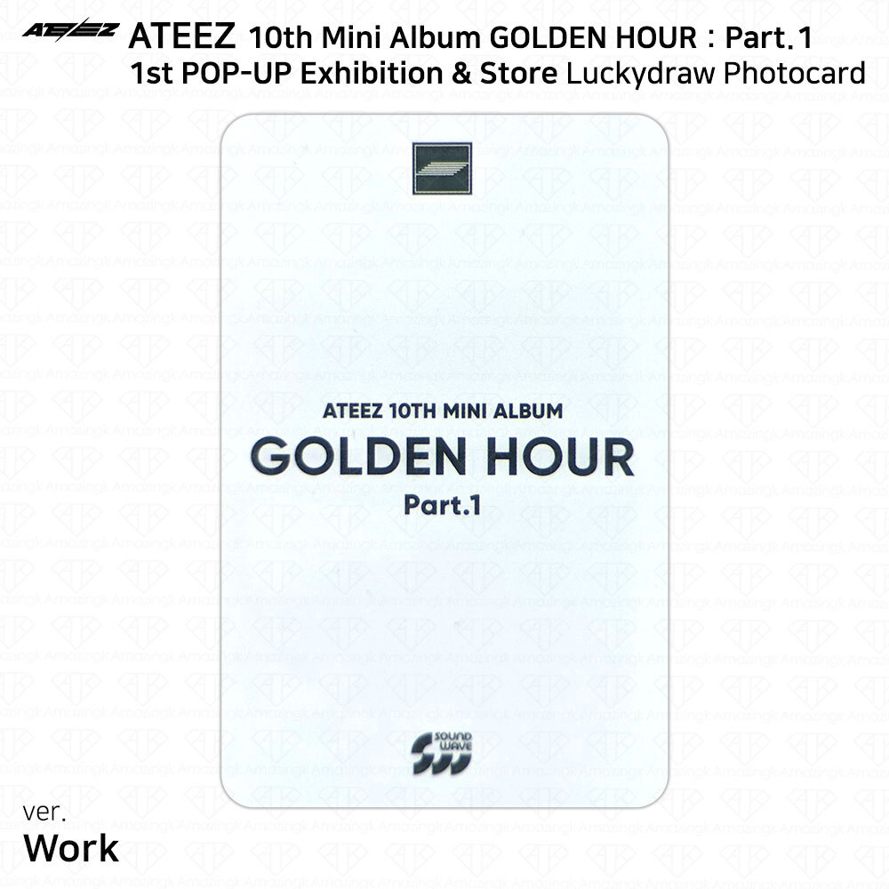 ATEEZ soundwave POP-UP ブランケット サン ATEEZ Golden Hour