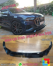 ✨SPLITTER GEEIGNET FÜR AUDI Q8 2018-2024 S-line SQ8 GLÄNZEND SCHWARZ✨