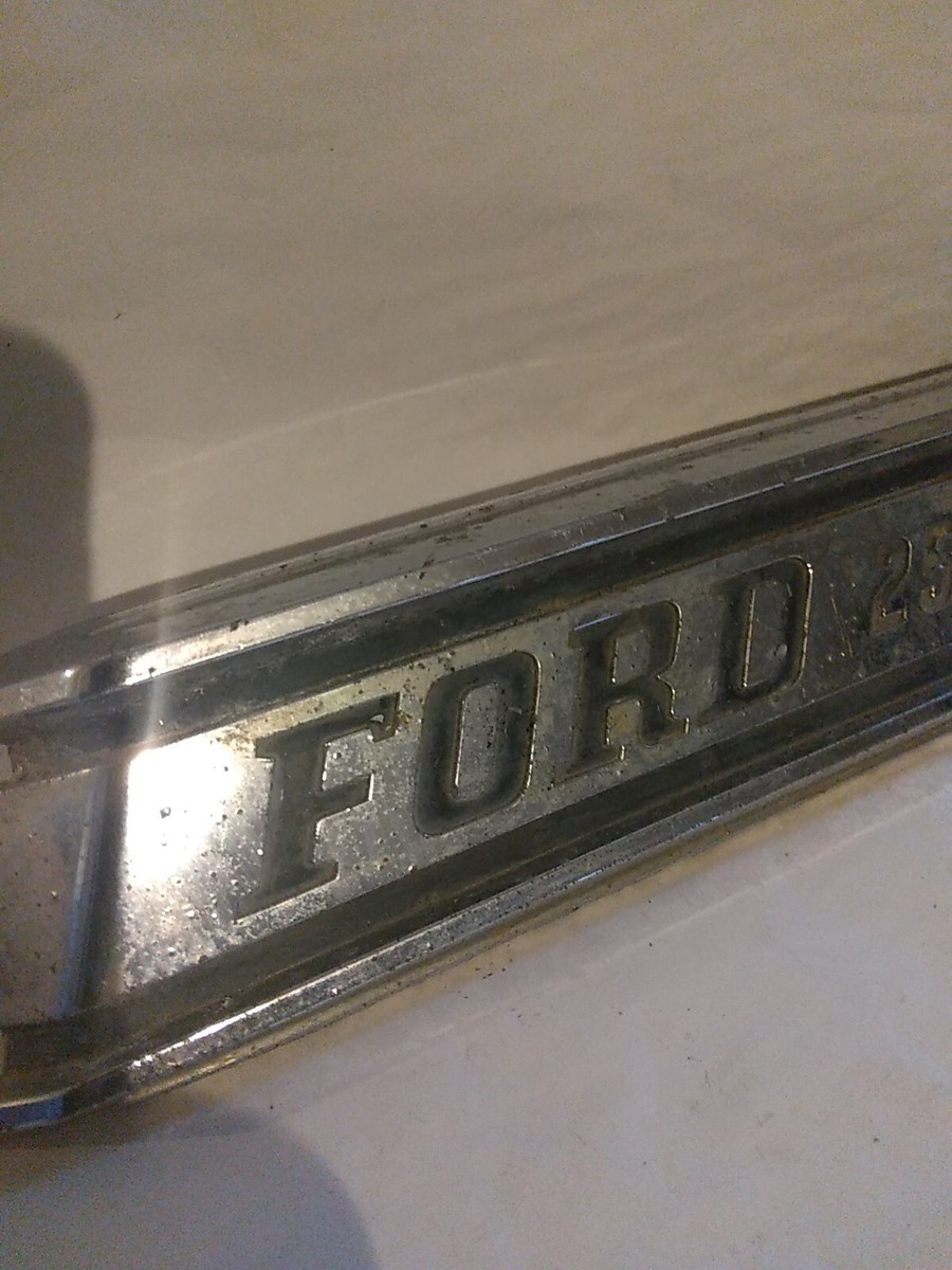 OEM 1968 69 70 71 72 Ford Truck F100 RH Pass Side Hood Emblem