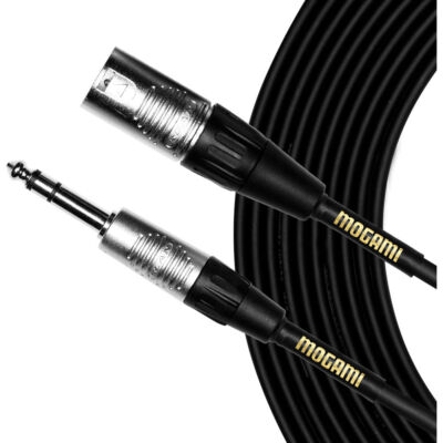 Mogami CorePlus XLR Male to 1/4'' TRS Male Patch Cable (5')