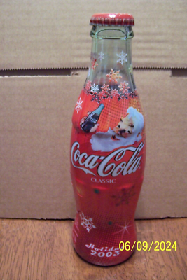 Holiday 2003 - Unopened Coca-Cola Bottle | eBay