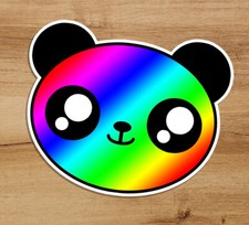 Panda Sticker Kawaii Japan Cute Bear Rainbow Vinyl 3 inches K-Pop