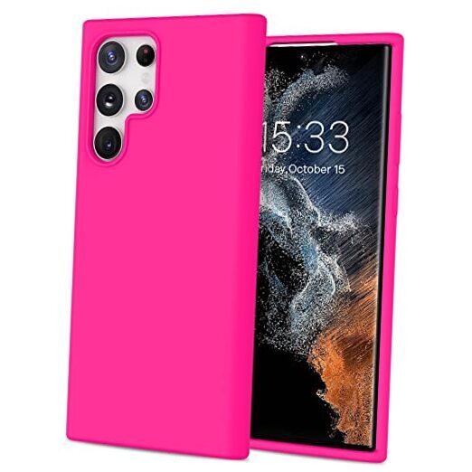 Compatible with Samsung Galaxy S22 Ultra Galaxy S22 Ultra-(XL) Hot Pink