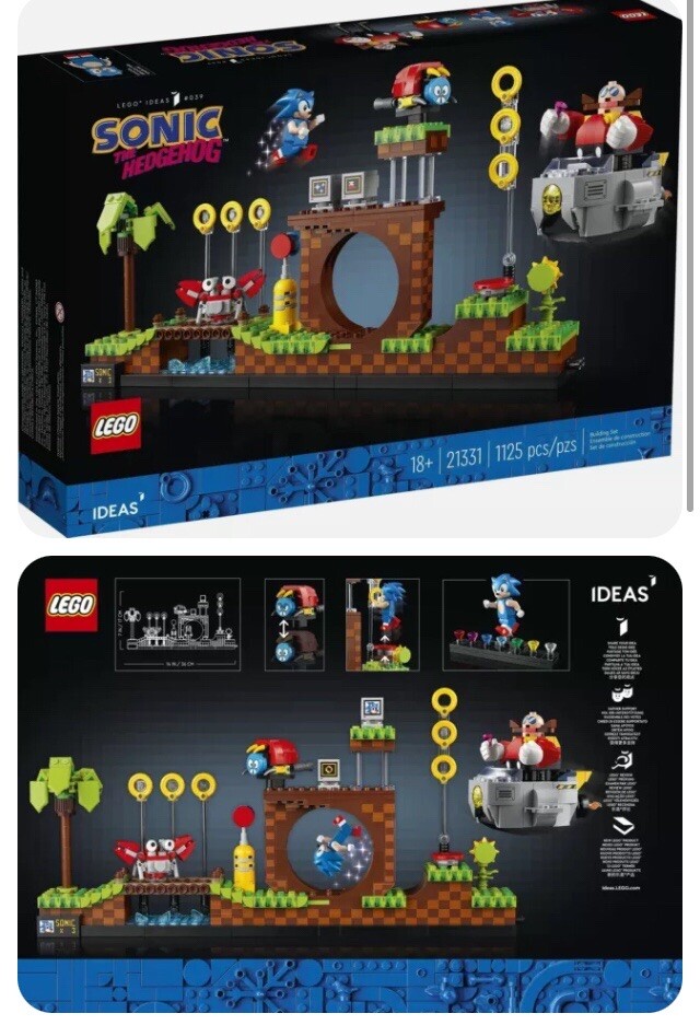 LEGO 21331 Sonic the Hedgehog Green Hill Zone FREE SHIPPING | eBay