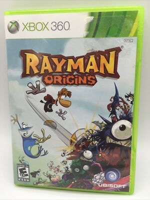 Rayman Origins (Microsoft Xbox 360, 2011) game with case And Manual