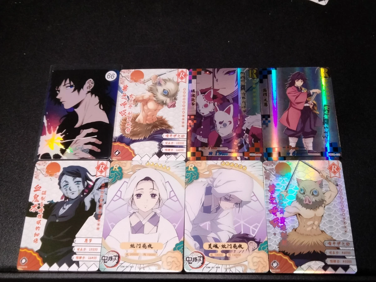 Giyu Tomioka 8 Card Demon Slayer Kimetsu No Yaiba Anime Trading Card TCG  CCG | eBay