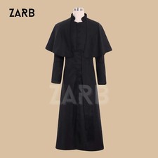 Bata de clero sotana romana negra | Vestimenta personalizada sotana sacerdote católico