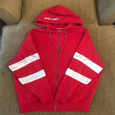 Tommy Jeans Hoodie Long Sleeve Full Zip Sweatshirt Hooded