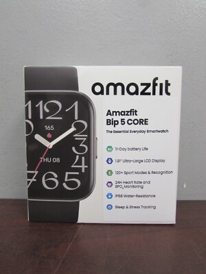 AMAZONFIT BIP CORE SMARTWATCH BLACK MODEL: A2324 (28E)