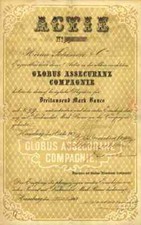 Globus Assecuranz 1863 Hamburg Agrippina Köln Lübeck Reeder Ferd. Laeisz Mentzel