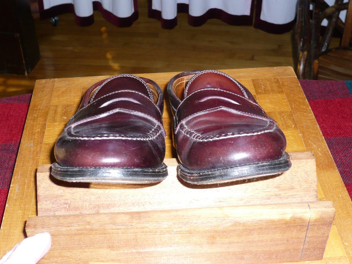 Alden 986 Shell Cordovan Leisure Handsewn Penny Loafers Size Alden 986 Shell Cordovan Leisure Handsewn Penny Loafers Size