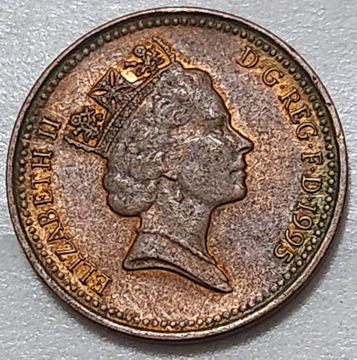 UNITED KINGDOM 🇬🇧 ONE (1) PENNY COIN 1995 (QUEEN ELIZABETH II