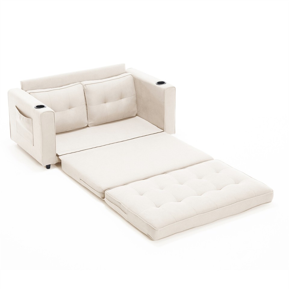 Convertible Sofa Bed Loveseat Sofa Futon Sofa Couch with Pull Out Bed