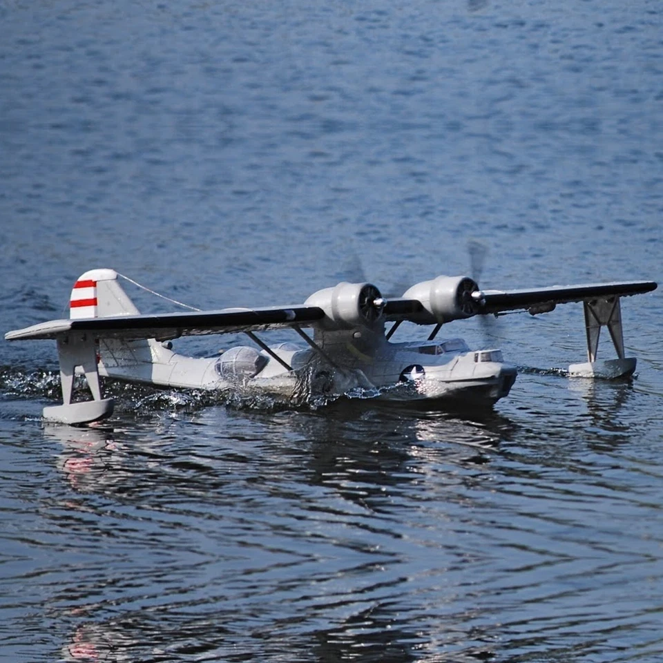 Dynam PBY Catalina V2 Grey Twin Engine RC Float Plane 1500mm 59" Wingspan - Image 4 of 4