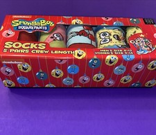 NEW SpongeBob SquarePants 5 Pack Sock Gift Set