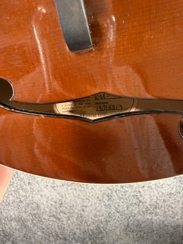 Kentucky KM-256 A-Model Meticulously Handcrafted Mandolin - Brown Gloss Finish - Picture 12 of 24