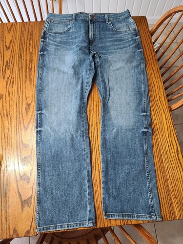 Wrangler Retro Grün Herren Stretch Slim Straight Jeans 36x34 - Bild 1 von 5