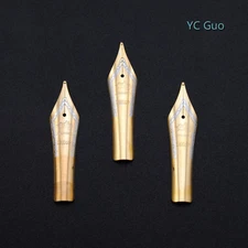 3X Medium Nibs For Jinhao 159 X350 X450 & X850 Fountain Pens Golden Color  