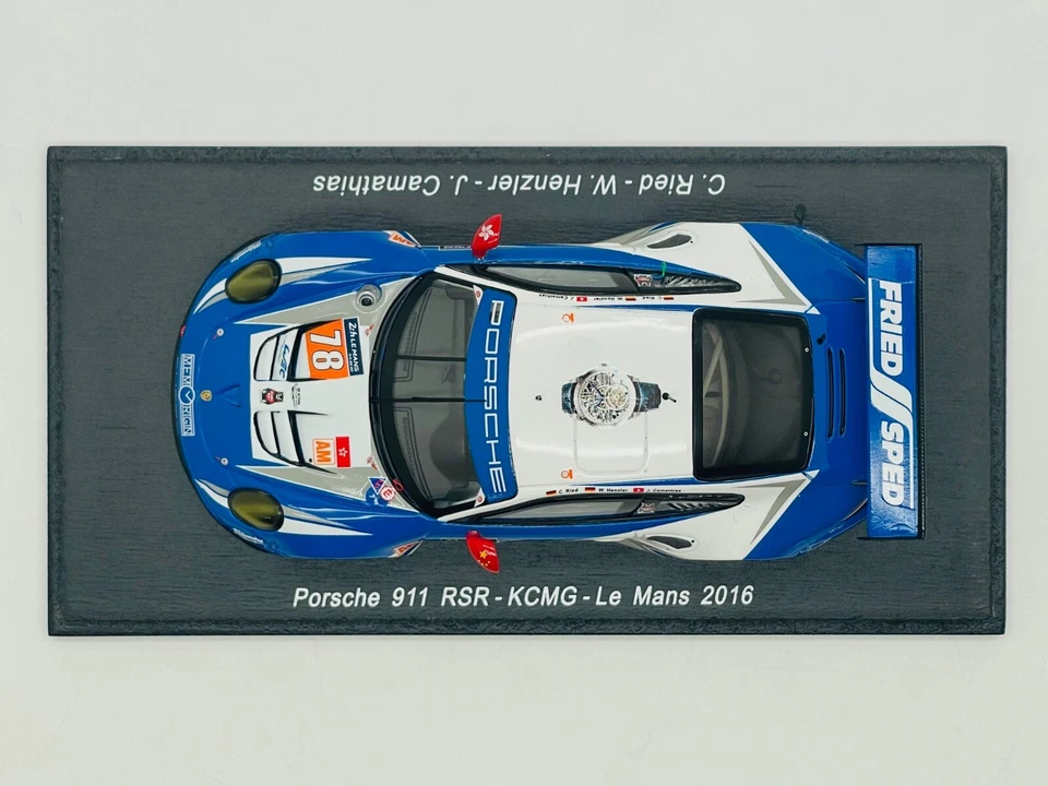 RARE ! SPARK S5140 PORSCHE 911 RSR KCMG n°78 Le Mans 2016 1.43 - Photo 3/4