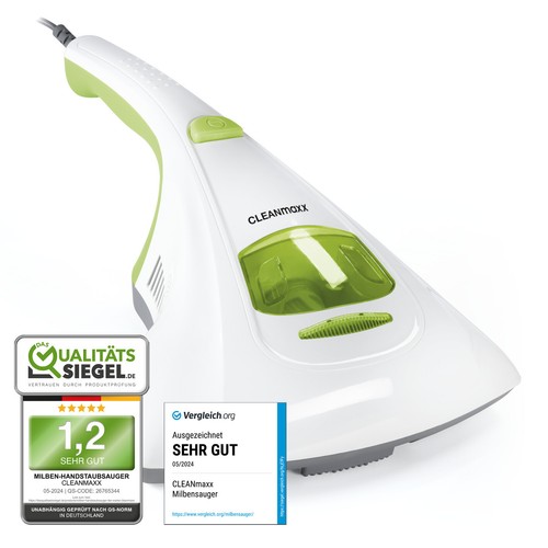 Yassol Milbensauger Mit UV-Licht & Heißluft - 16Kpa Saugkraft, 99,9% Allergen-Entfernung