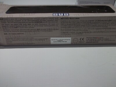 Modellino Treno Con Rimorchio Telato BUB MB L 6600 Schenker – Scala HO 1:87, Edizione Limitata - Foto 2