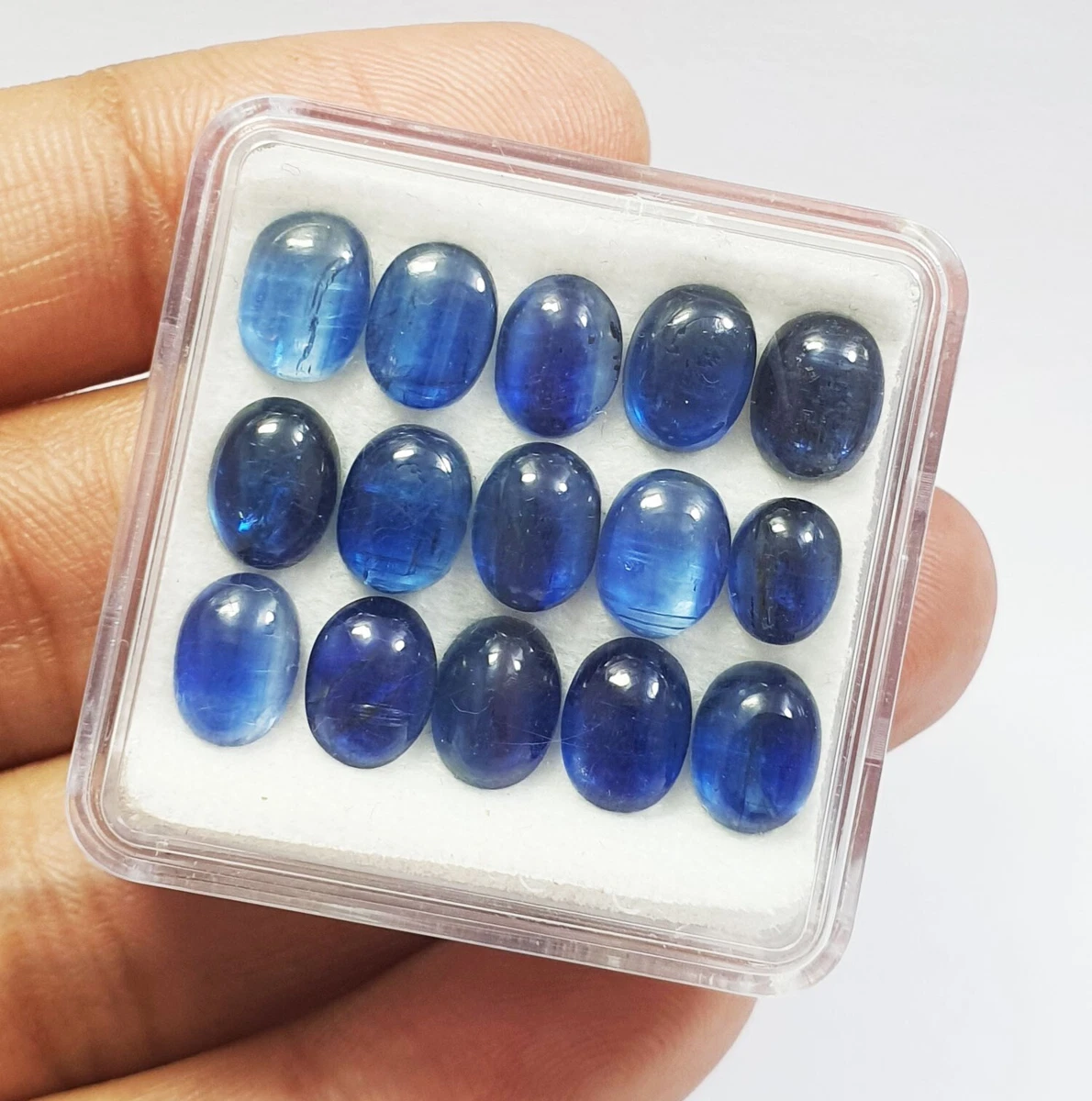 Naturel Haut Qualité Bleu Cyanite Chic Cabochon 09.40Cts. Libre Pierre