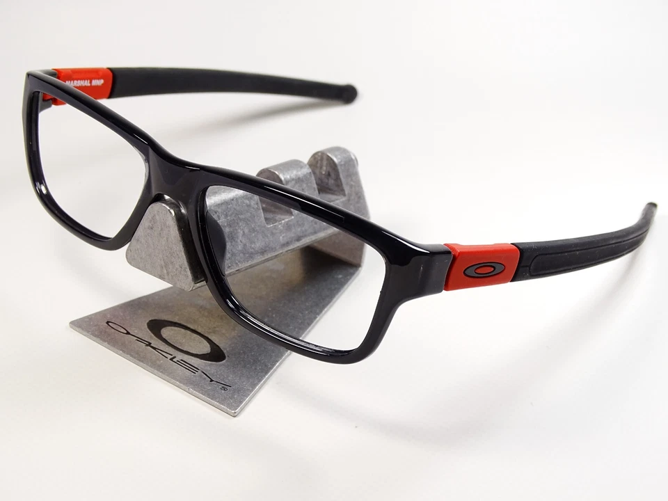 Oakley Marshal Black Red Eyeglasses Glasses Frames Shifter Leffingwell Port Bow Why - Image 2 of 4