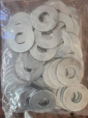 #ad FNW FNWFLWZ12 Zinc Plated USS Flat Washer 1 2quot; x 1 3 8quot; Carbon Steel 50 Pack New $23.95