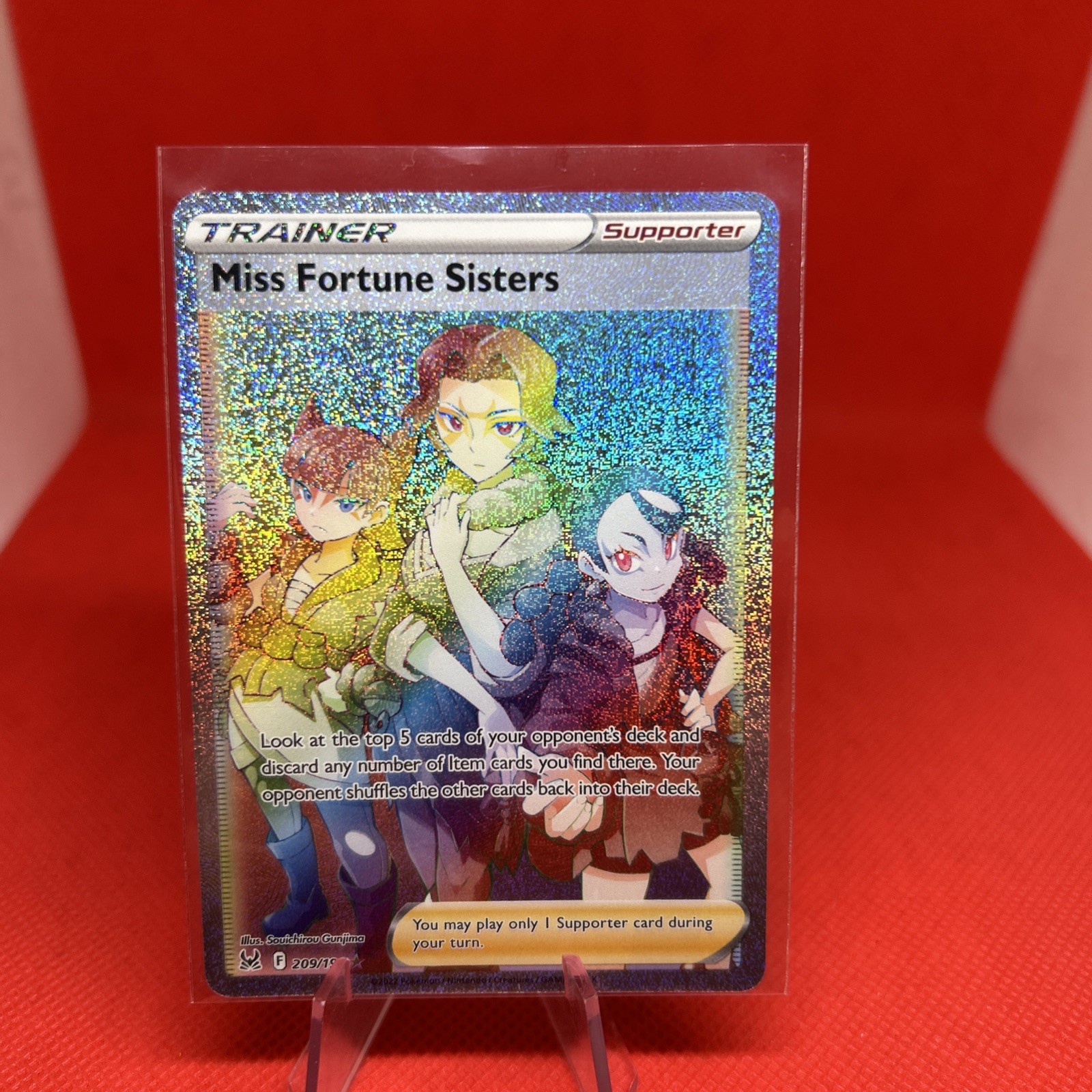 Miss Fortune Sisters 2022 Sword & Shield: Lost Origin #209/196 Holo  (Secret) Price Guide - Sports Card Investor