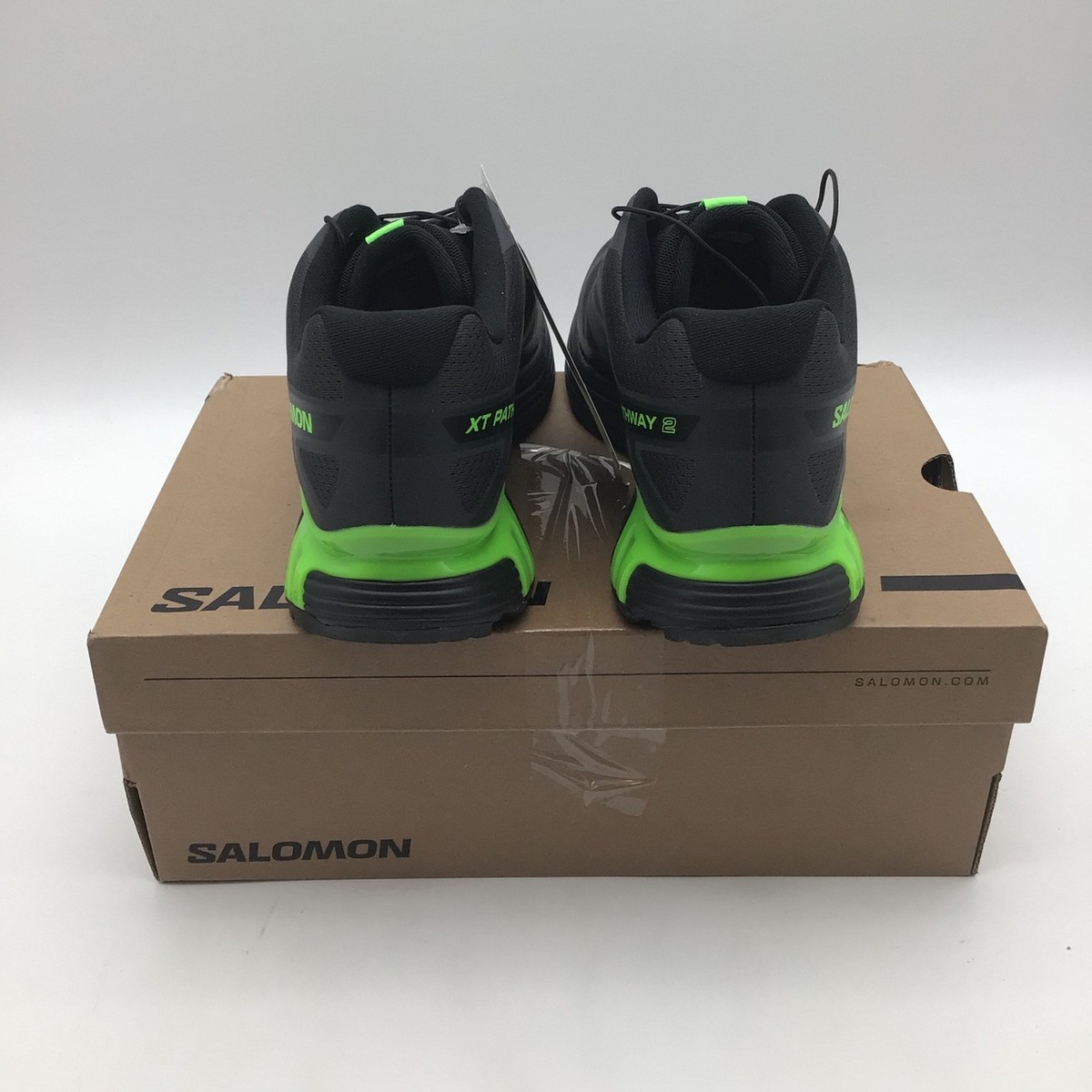Salomon XT-Pathway 2 Mens Size 8.5 Asphalt Black Green Gecko Trail Shoes NEW Salomon XT-Pathway 2 Sneaker - Asphalt/Black/Green Gecko  main image 3
