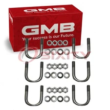 3 pc GMB Rear Shaft All Universal Joint U-Bolt Kits for 2007 Chevrolet zq