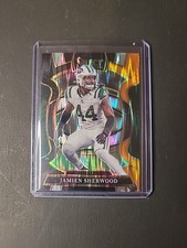 2025 Panini Select - Concourse Jamien Sherwood #77 Black & Orange Shock Prizm