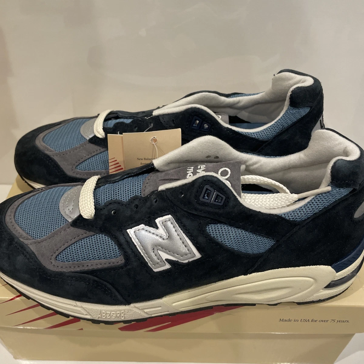 New Balance 990v2 Made in USA Navy for sale | eBay