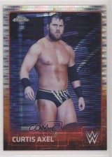 2015 Chrome WWE Pulsar Refractor 51/75 Michael Mcgillicutty Curtis Axel #17 0ad