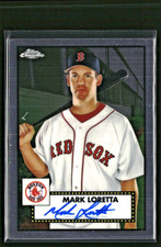 2021 Topps Chrome Platinum Anniversary Auto Mark Loretta #PA-ML Auto Red Sox