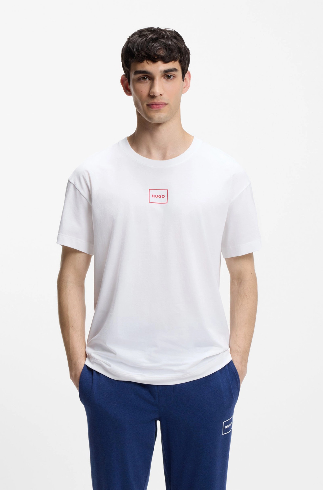 Hugo Laze BIANCO Herren Wei Baumwolle Alltag 50525236-HB101 8790₽