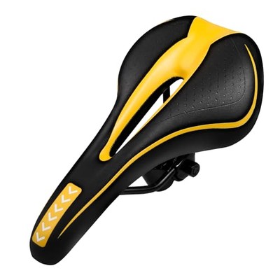 Gel Bike Seat for Men Women, Mountain Bike Saddle, Comfortable Bicycle  Yellow