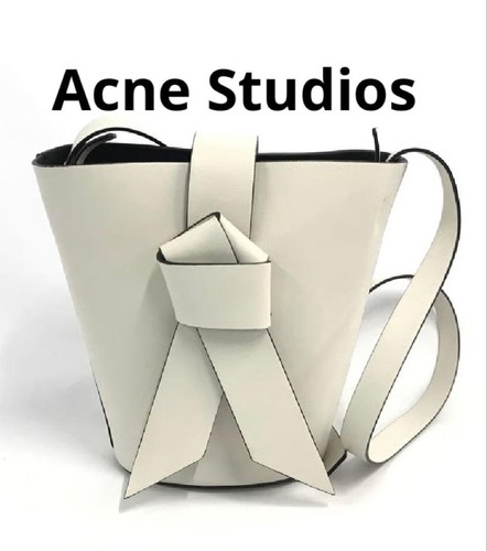 Acne Studios Musubi Bucket Bag White fashion beautiful women limited from Japan