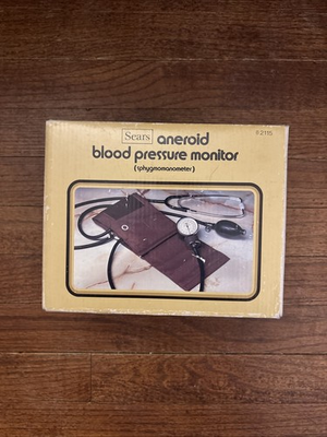 #ad Vintage Sears Aneroid Blood Pressure Monitor $17.99