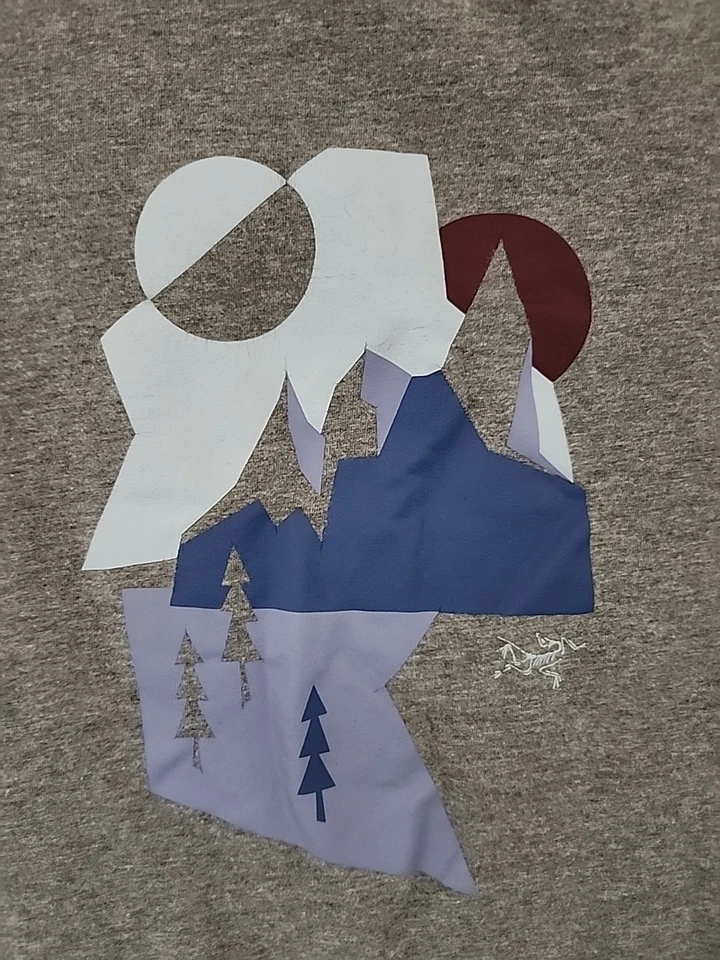 Mujer Arc'teryx Boulderscape Manga Corta Gris Talla M Foto 2 de 4