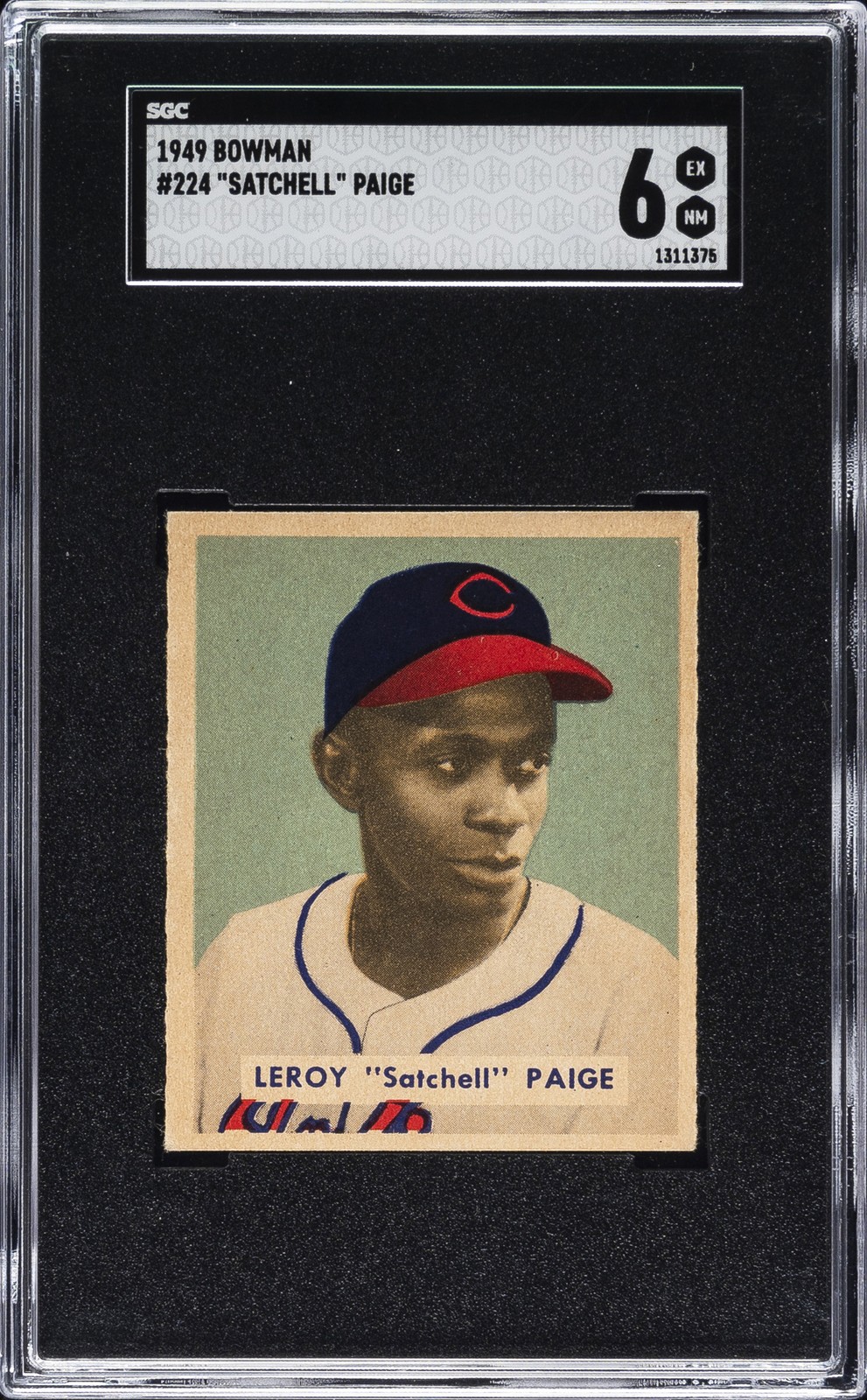 1949 BOWMAN #224 "SATCHELL" PAIGE SGC 6